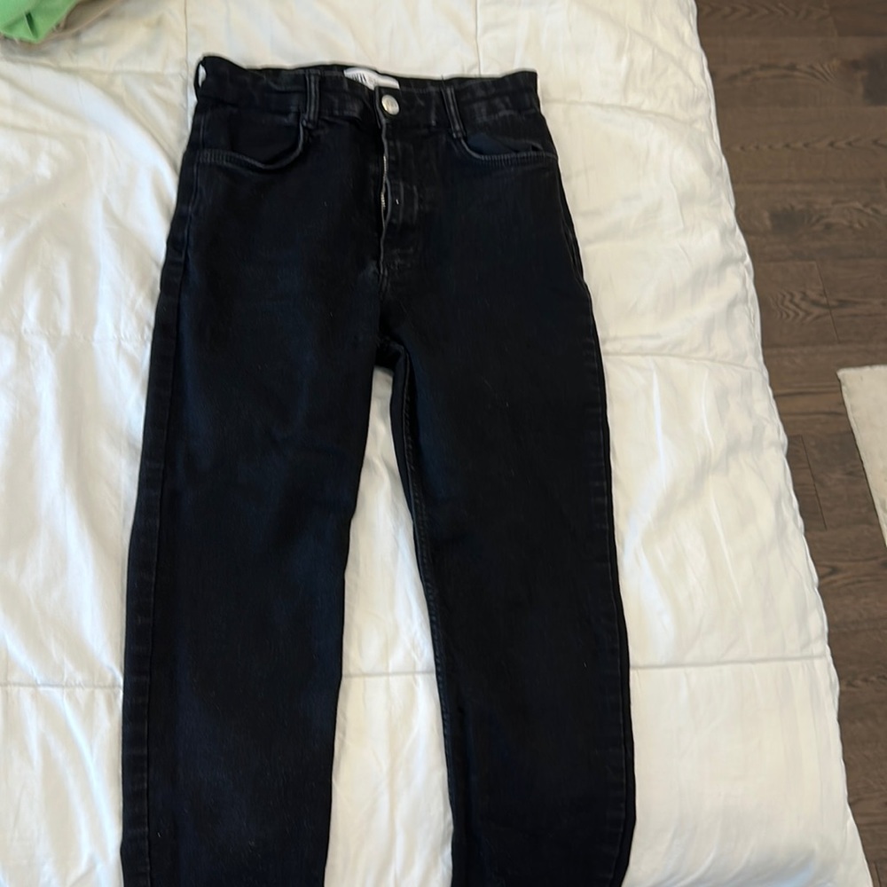 ZARA High Waisted Skinny Jean/Jegging